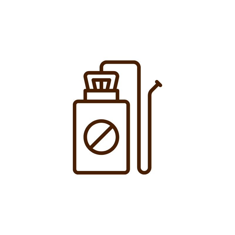 Termite control fumigation spray icon by Carpet Addicts